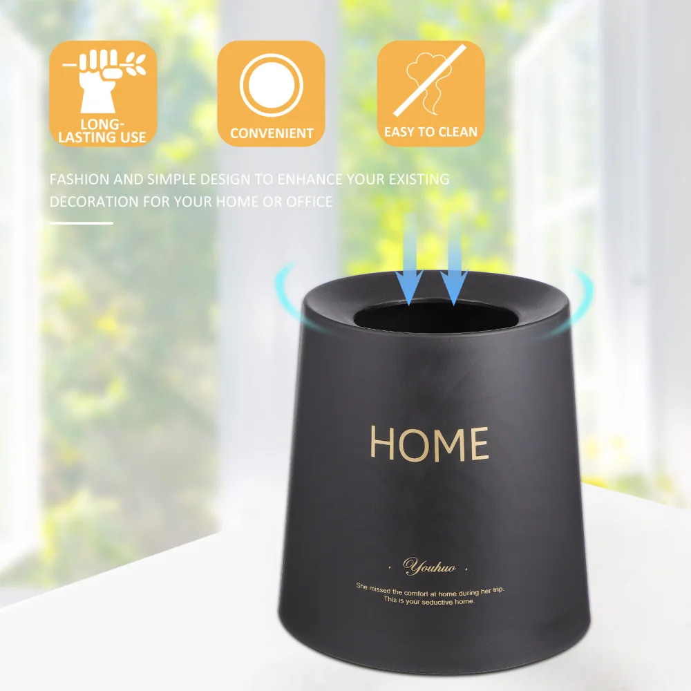 

1Pc Creative Office Ash-bin Nordic Style Garbage Bucket Household Furnishing