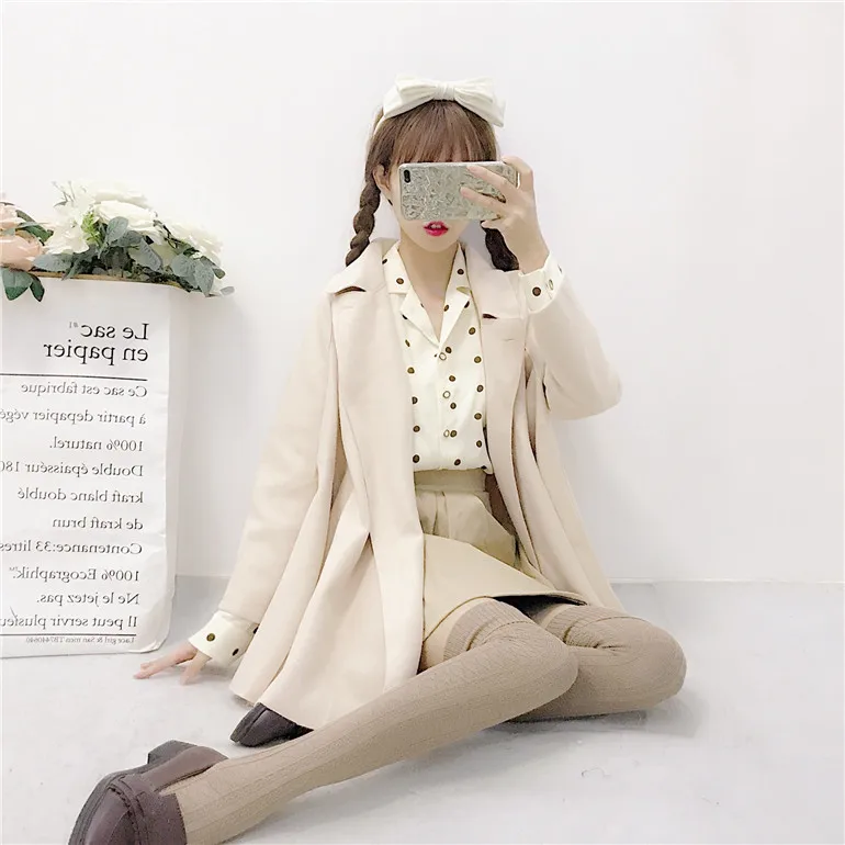 2020 новое осеннее и зимнее модное корейское свободное ТРАПЕЦИЕВИДНОЕ пончо с