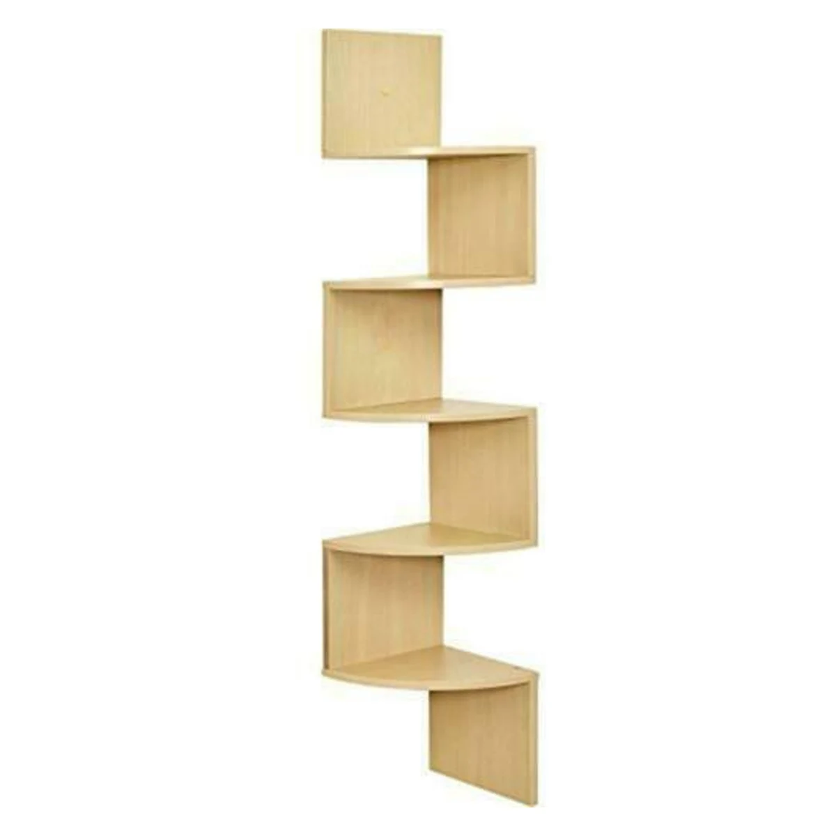 

5 Tier Corner Mount Shelf Organizer Wall Shelf Kitchen Storage Rack Holder Home Bookshelf Shelves Storage Home Decor