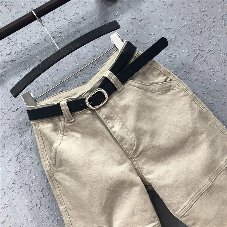 Брюки-карго Женские повседневные джоггеры с завышенной талией свободные штаны 9