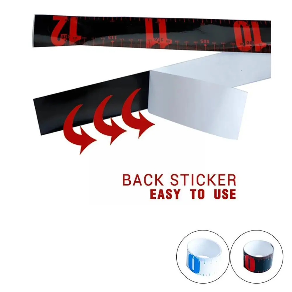 Линейка для рыбы M9p7 клейкая водонепроницаемая складная точное измерение