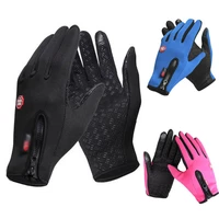 2021 man winter warm fishing ski gloves touchscreen waterproof windproof fitness anti slip outdoor sport full finger gloves