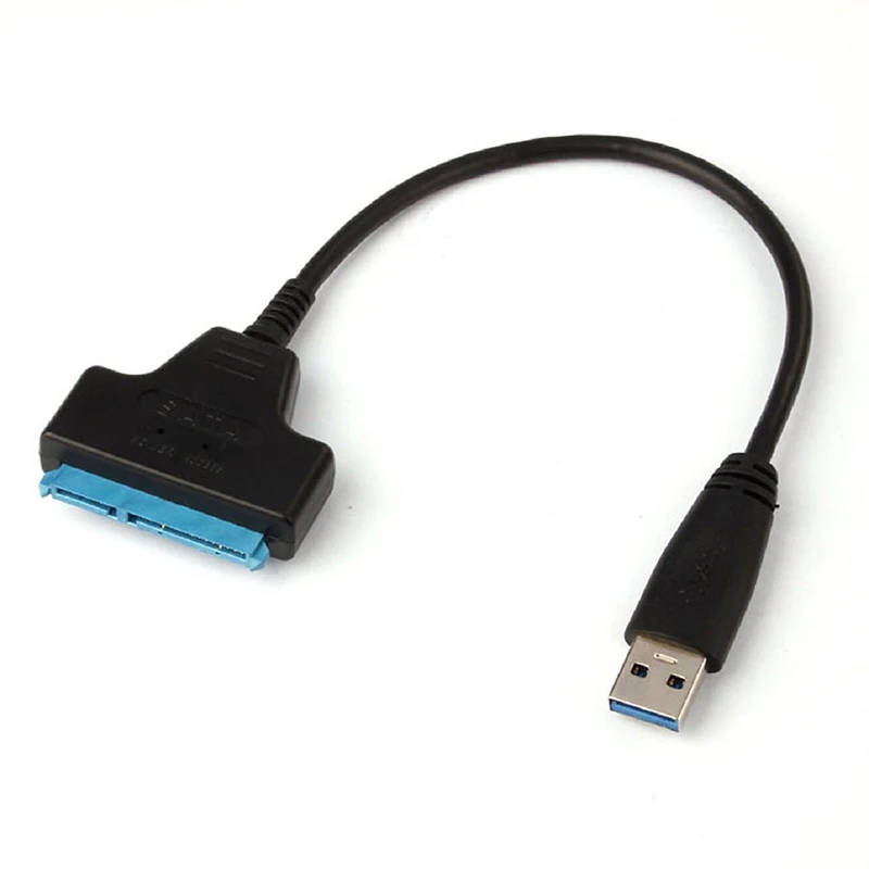 Конвертер USB кабель для передачи данных 3 0 порт Sata III SSD / HDD 2 5 дюйма черный/антрацит