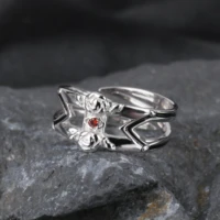 anime vampire knight kuran kaname s925 silver ring for cosplay accessories high durability adjustable twinkanime ring