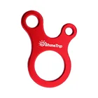 Карабин для скалолазания на открытом воздухе с 3 отверстиями, инструмент для быстрого завязывания веревок, Регулируемая пряжка для палатки, Пряжка для ветрового каната с улиткой, противоскользящая затягивающая Пряжка для повседневного использования