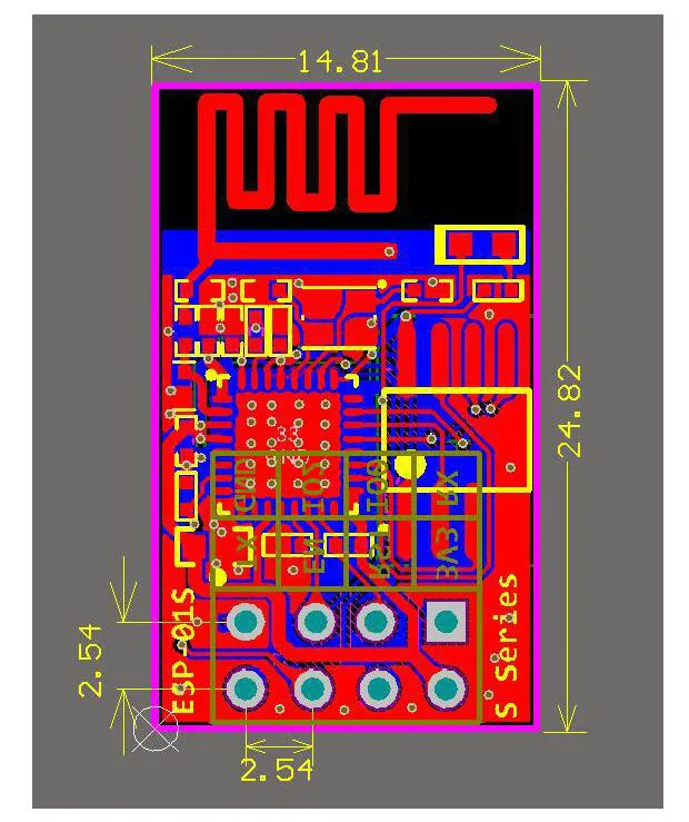 ESP8266 серийный wifi беспроводной модуль WIF приемопередатчик беспроводной модуль ESP-01