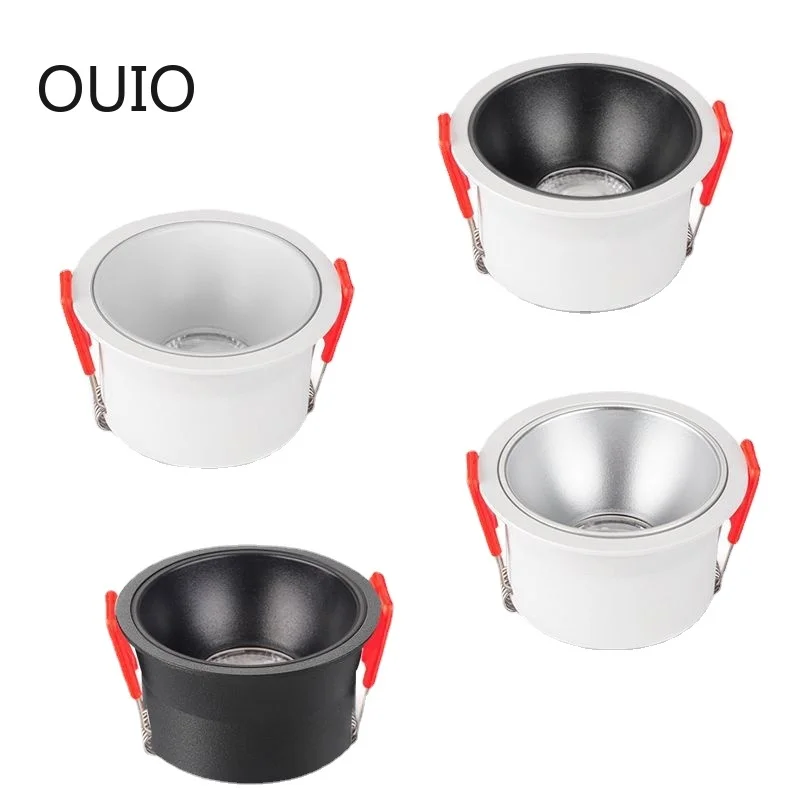 

Встраиваемый антибликовый светодиодный потолочный светильник, освещение для дома, гостиной, спальни, гостиницы, настенная лампа с COB матриц...