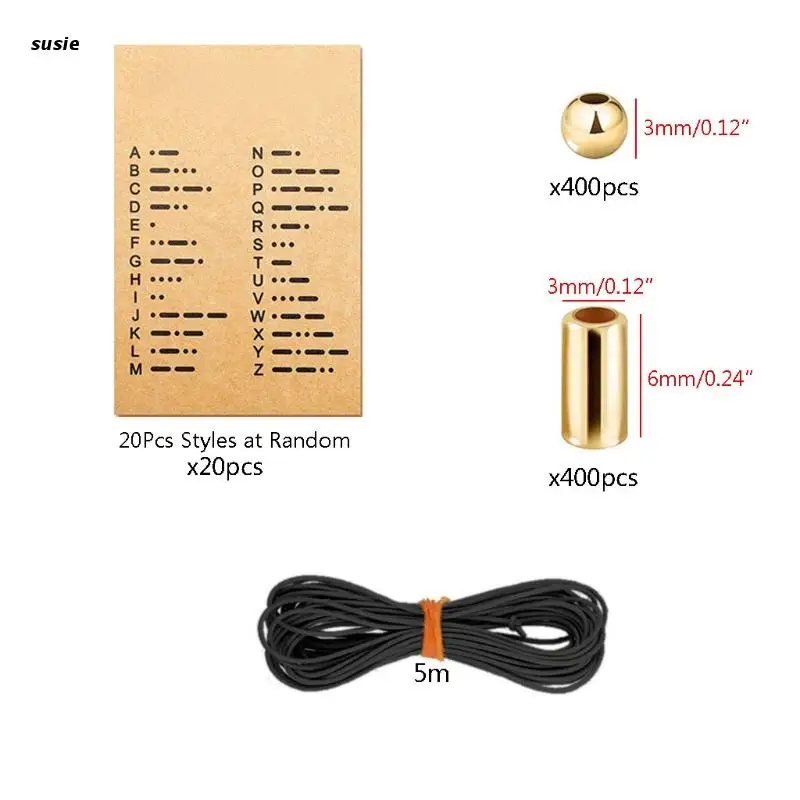 Набор для изготовления браслетов сделай сам круглые промежуточные бусины