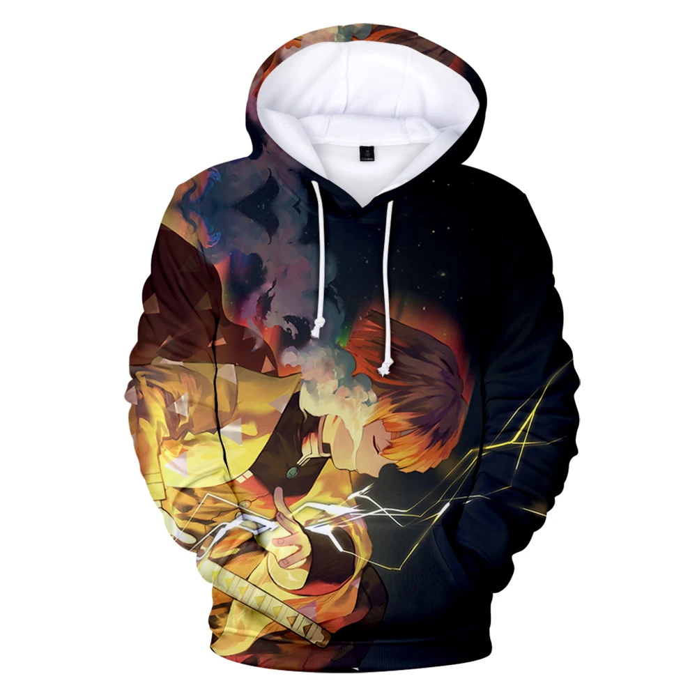 

Popular Comic 3D Kimetsu No Yaiba Hoodies Men Women Sweatshirt Fashion Hoodie 3D Demon Slayer Boys Girls Hooded Pullovers