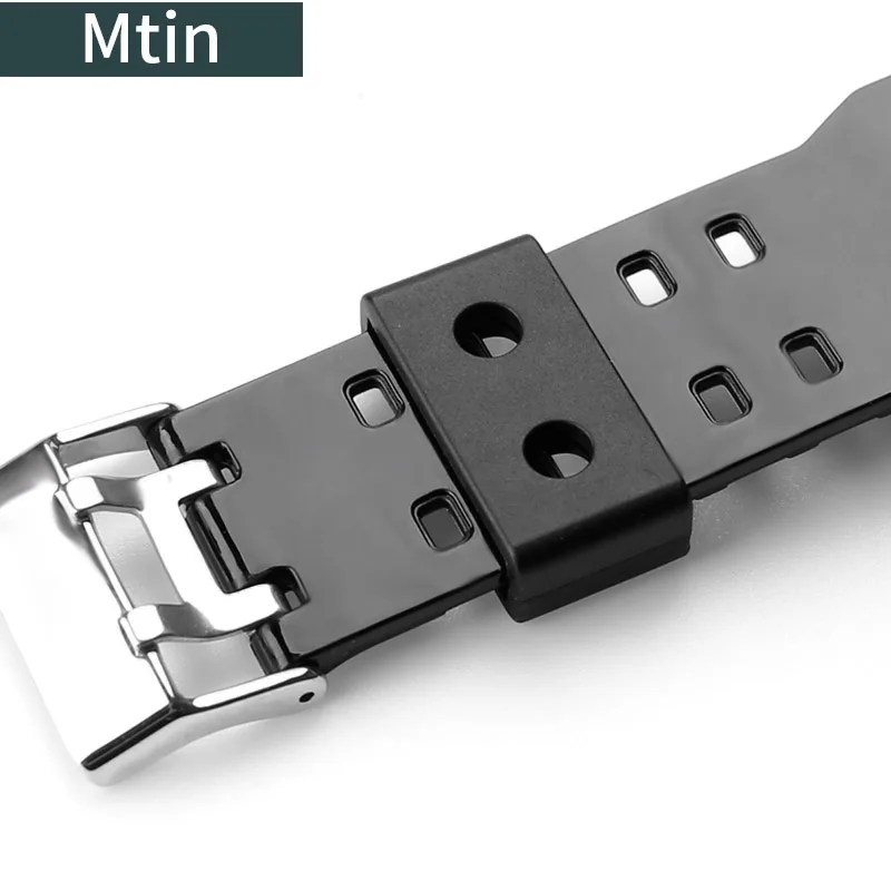 Resin rubber strap loop watch accessories suitable for Casio G-Shock strap active ring 18mm20mm22mm24mm ring buckle and tools