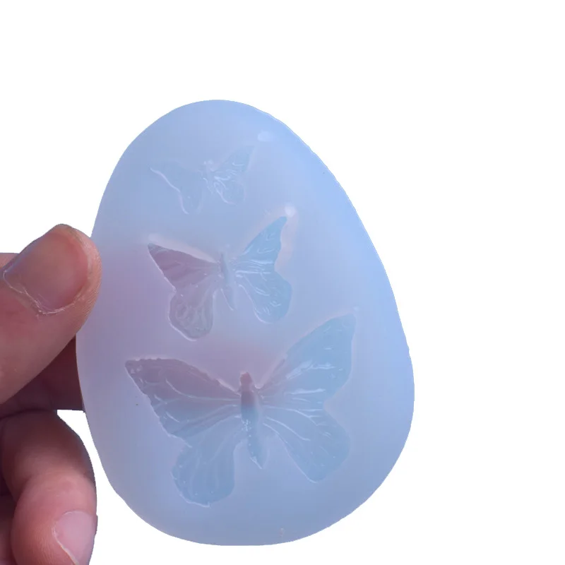 1 шт. Прозрачная силиконовая комбинированная форма бабочка для изготовления