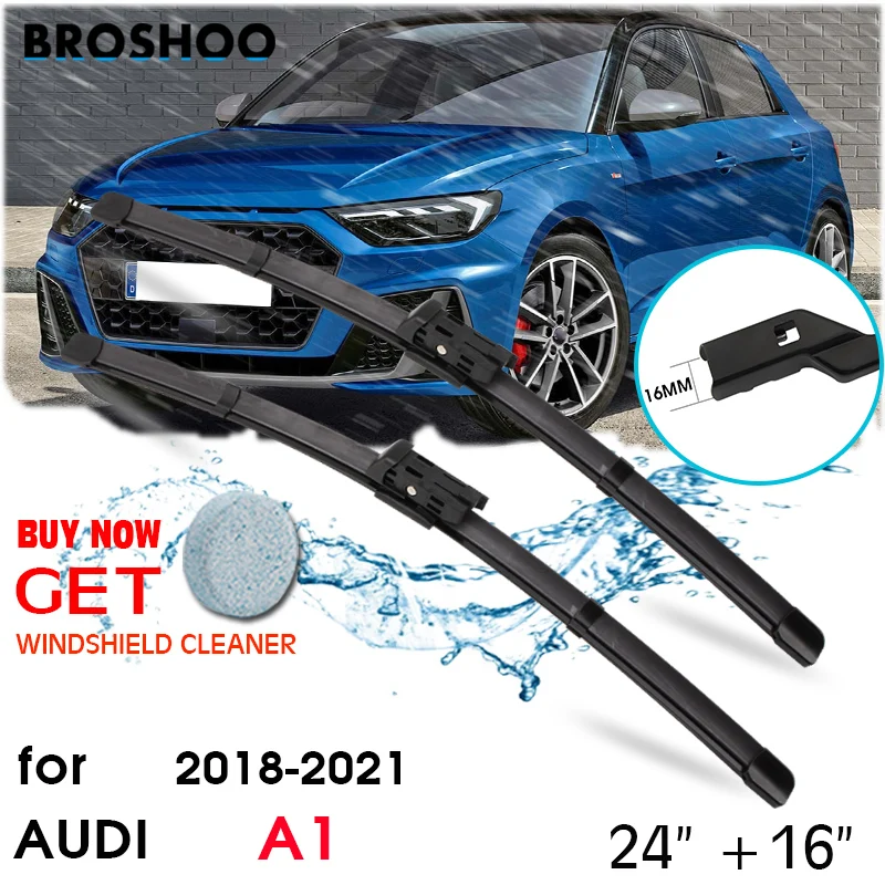 

Car Wiper Blade Front Window Windscreen Windshield Wipers Blades Push Button Auto Accessories For Audi A1 24"+16" 2018-2021