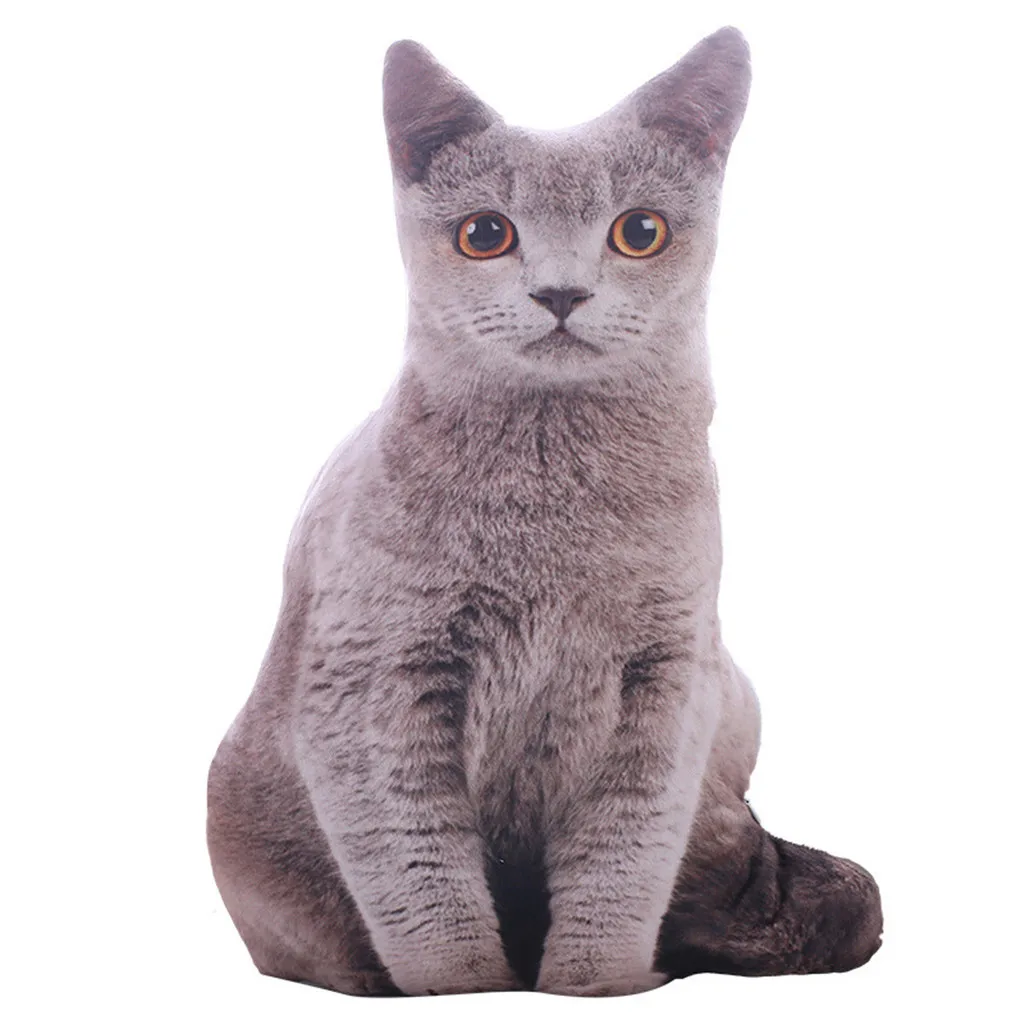 Kawaii Моделирование Плюшевые кошачьи подушки мягкие куклы игрушки мультфильм