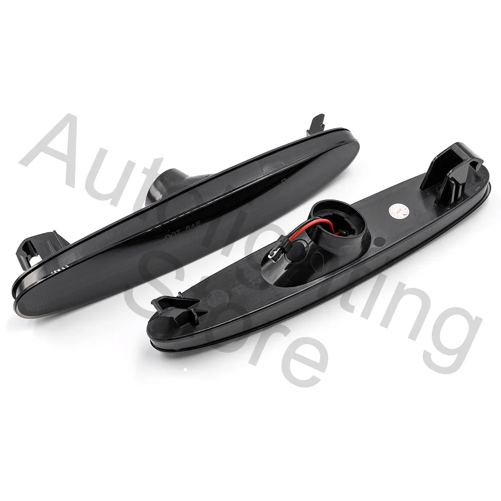 Дымчатые линзы Янтарный светодиодный передний бампер боковой габаритный