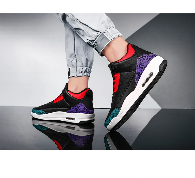 Мужская баскетбольная обувь; zapatillas hombre Deportiva AJ 3 Bambas Hombre; мужские Ботильоны; кроссовки; Мужская спортивная баскетбольная обувь; Psg