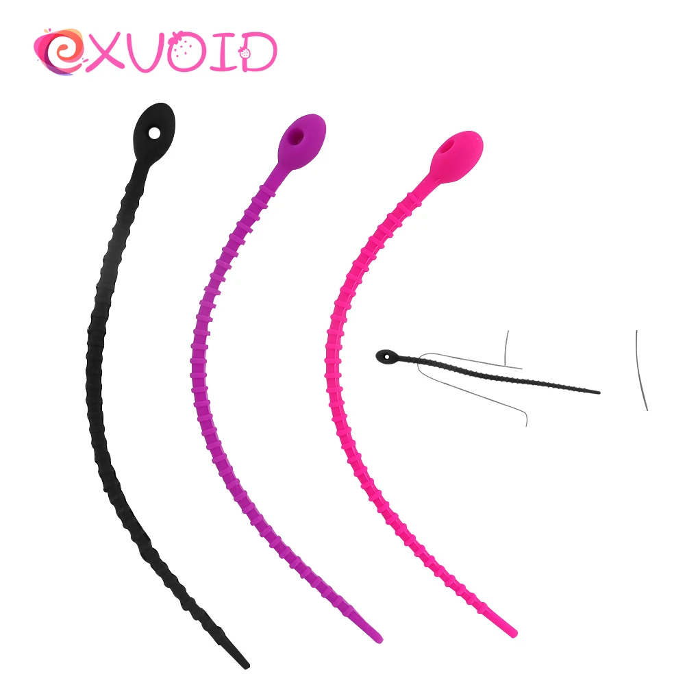 EXVOID анальный дилатор Звуки Секс игрушки для мужчин силиконовый Мужской пенис