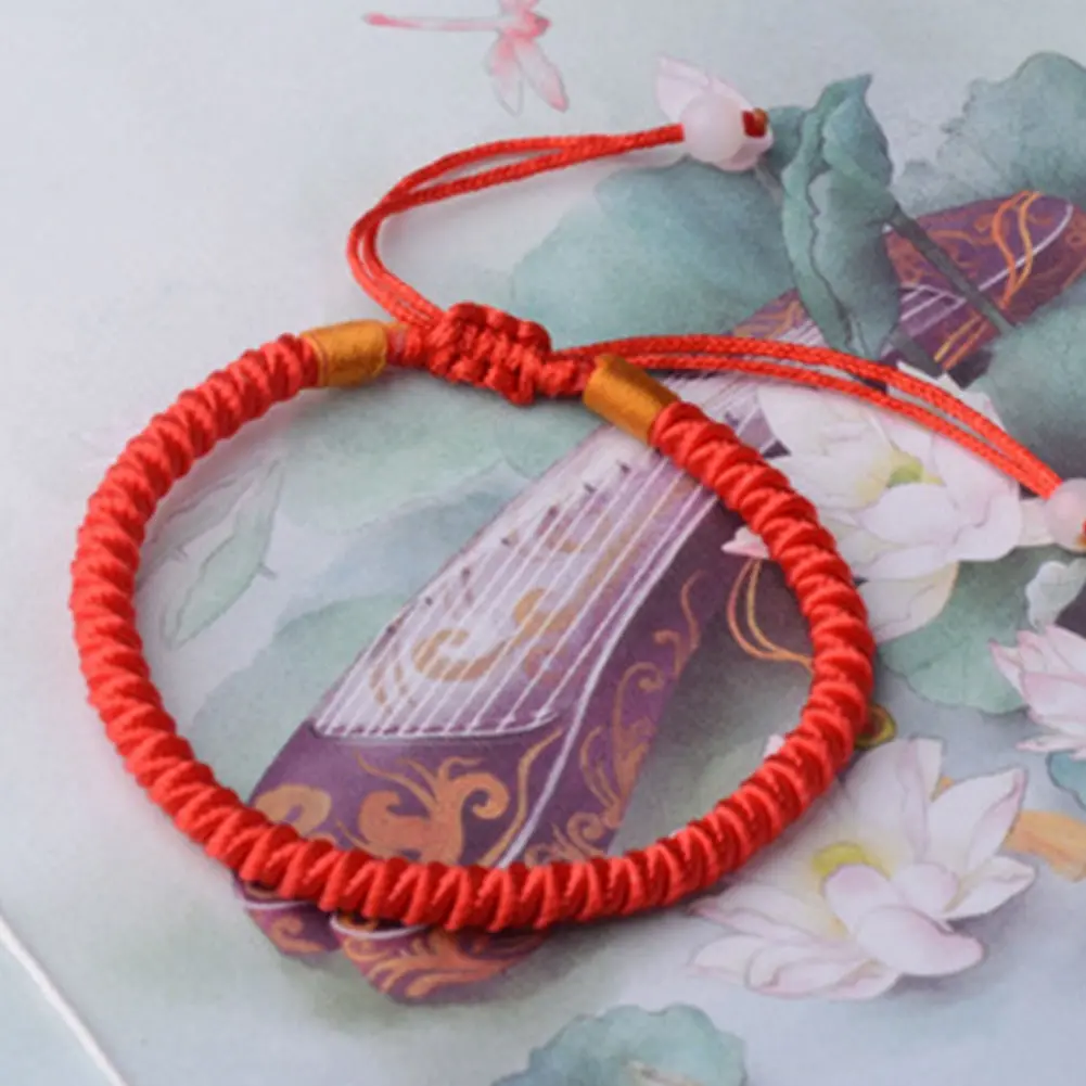 

Valentine's Day Pull Bracelet String Perfect Hand Bracelet Luck Bracelet Adjustable Chinese Lover Rope Braided