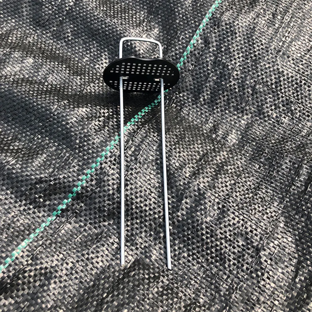 Weedmat Insect Control Garden Staple Netting Stakes Tarpaulin Fixing Lawn Ground Peg Galvanized Steel U-Type Nail | Обустройство дома