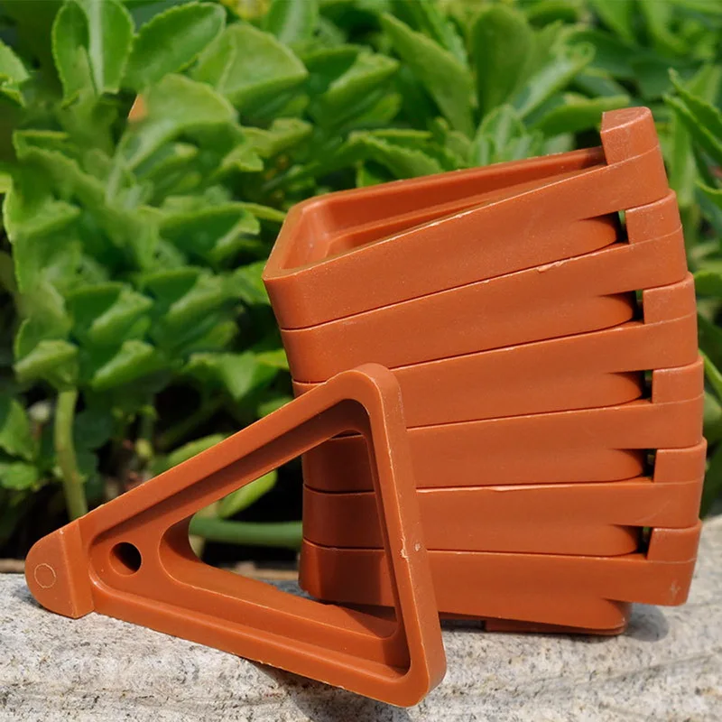 Нескользящие опоры дисплей невидимые стояки Крытый открытый цветочный горшок