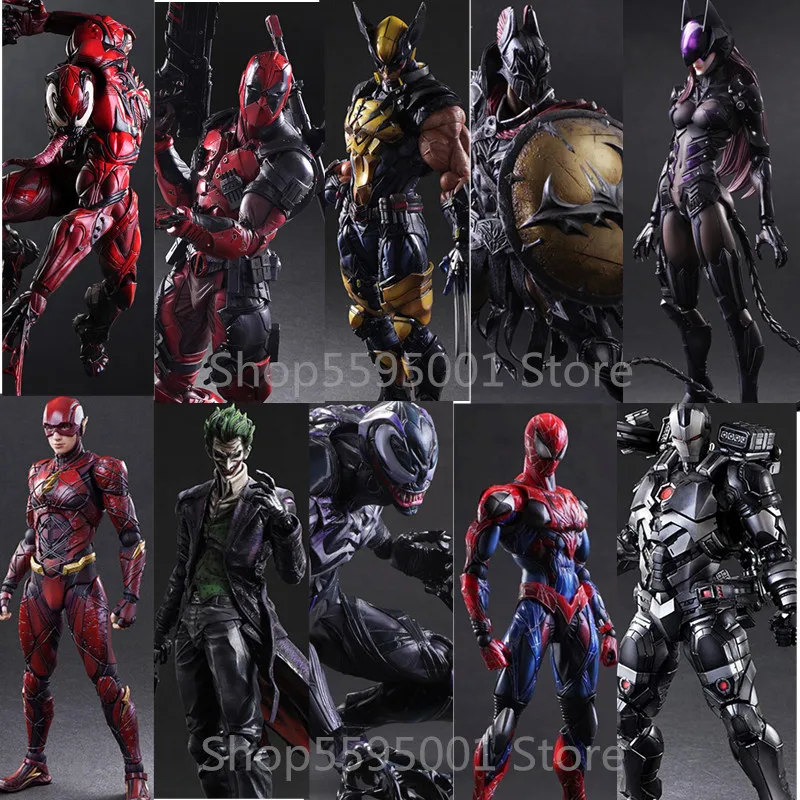 Играть арт Kai фигурка Мстители Тор Железный человек Бэтмен X men капитан