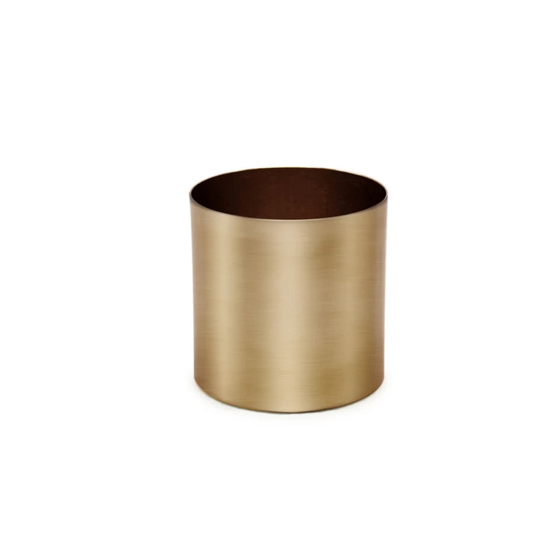 Gold S 10 x 10cm Креативный металлический цветочный горшок садовый горшок суккуленты ваза железная подставка для цветов украшение дома горячая распродажа - Цвет: Gold S 10 x 10cm