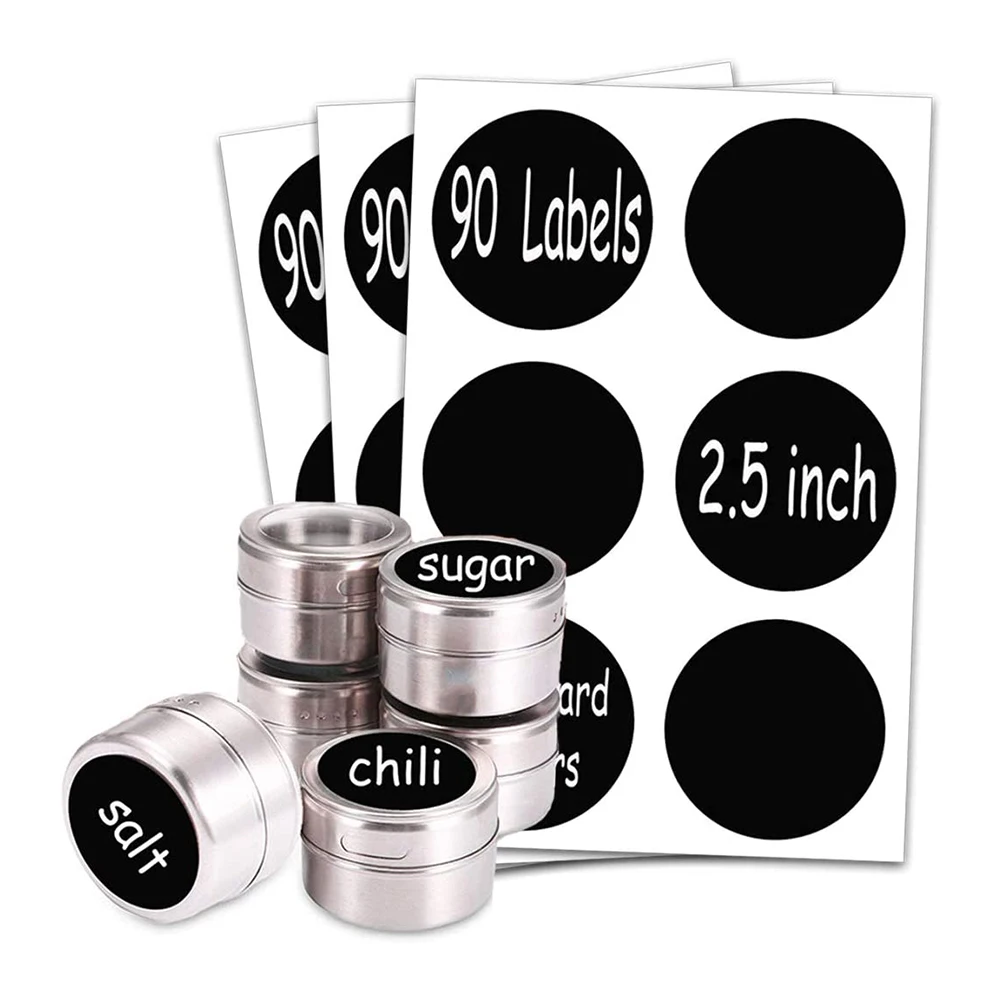 Наклейки на крышки банок круглые самоклеящиеся мини наклейки из ПВХ для бутылок