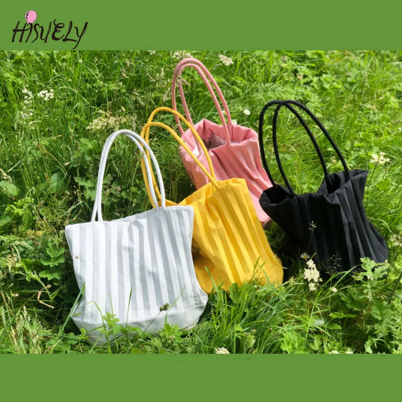 HISUELY Hot Sale New Women PU Leather Handbags Fashion Designer Black Bucket Shoulder Bags Messenger Bag High Quality BG577