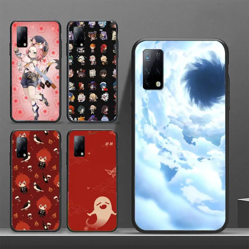 

Genshin Impact Name Card Cute Phone Case for redmi note10 9 8 pro 6A 4X 7 7A 8A 5Plus 4 5 7 8T cover coque