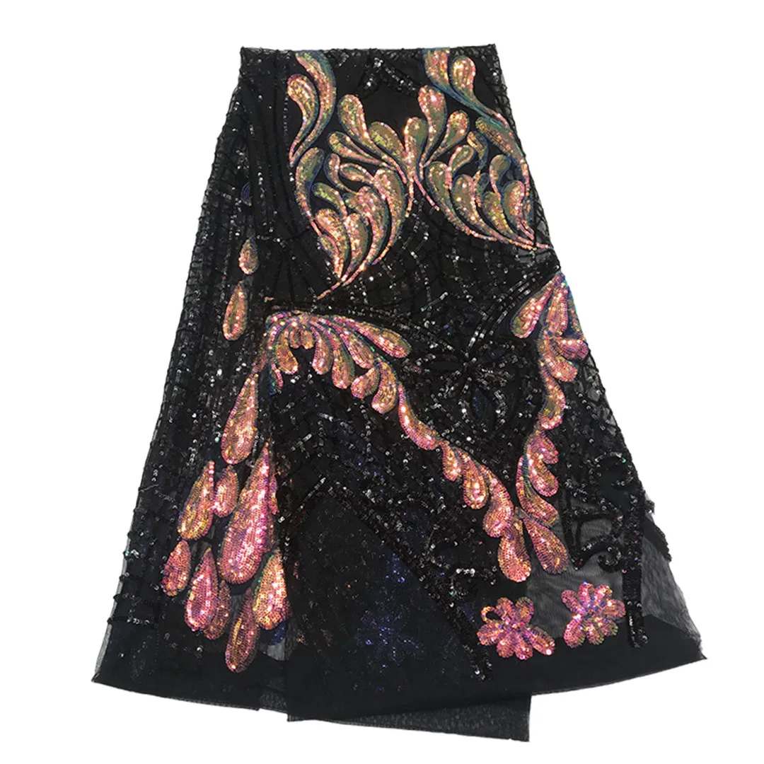 Африканская кружевная ткань 2019 Высококачественная африканская Тюлевая с