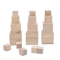 10152025mm mini cubes wooden square blocks embellishment for woodwork craft scrapbooking supplies diy christmas ornaments