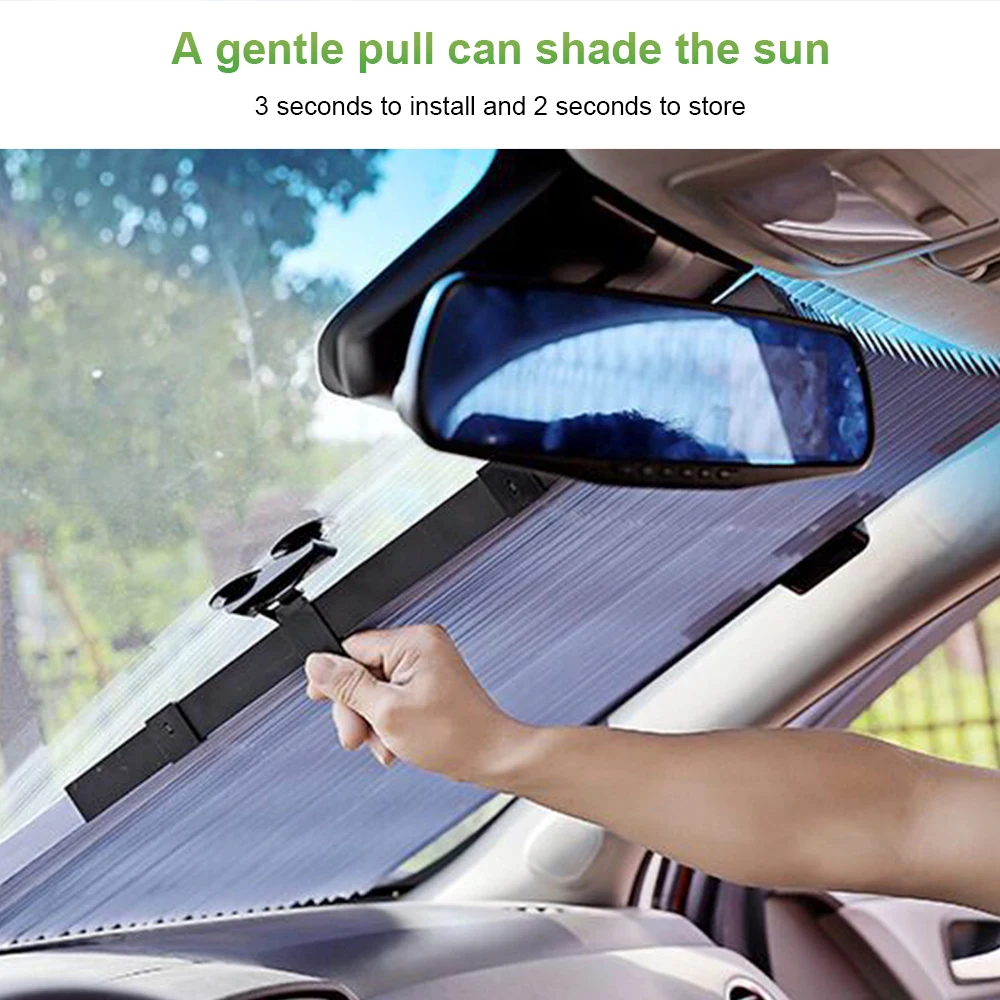

Car Windshield Sunshade Cover Automatic Retractable Sunblind Sun Protection for Car Front Window Windshield Sun Shade For Tesla