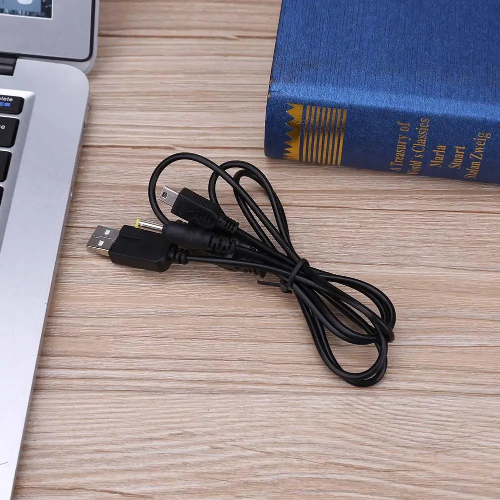 1.2m Fast Charging USB Port Data Cable for SONY PSP Game Console Newest Charger Power 2 in 1 Cord Black | Электроника