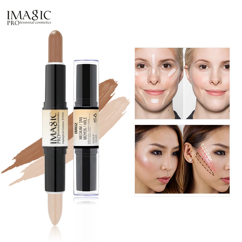 IMAGIC кремовый Контурный карандаш 2 в 1 контурный 3d хайлайтер бронзатор консилер