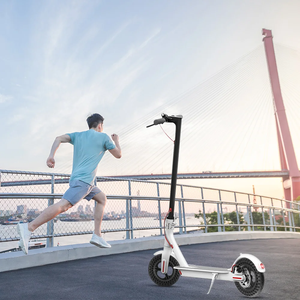 Шина для электроскутера Xiaomi M365 однотонная задняя черная 10 дюймов полые не