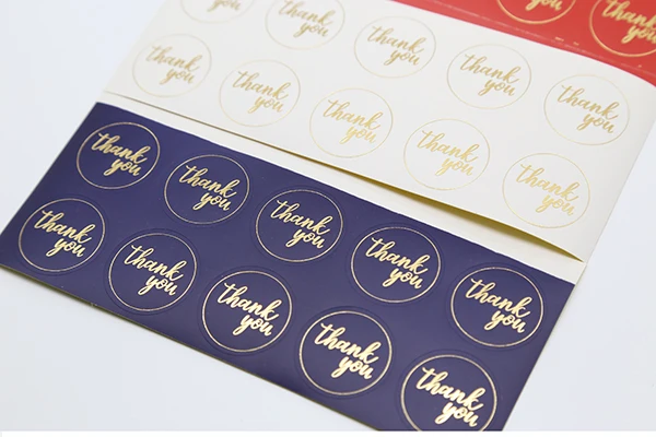 100 шт./лот Круглый Спасибо наклейки в подарочной упаковке для 2 8 см этикетки DIY