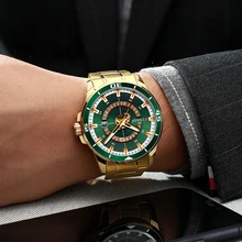 CURREN новый бизнес Дизайн Часы мужские роскошные брендовые