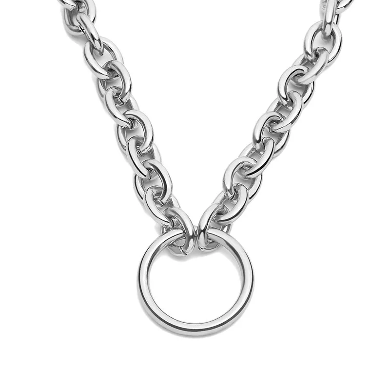 

Chain on The Neck Thick Massive Chains Choker Grunge Girl Chokers Goth Jewelry Kpop Aesthetics Decorations for Girls Accessories