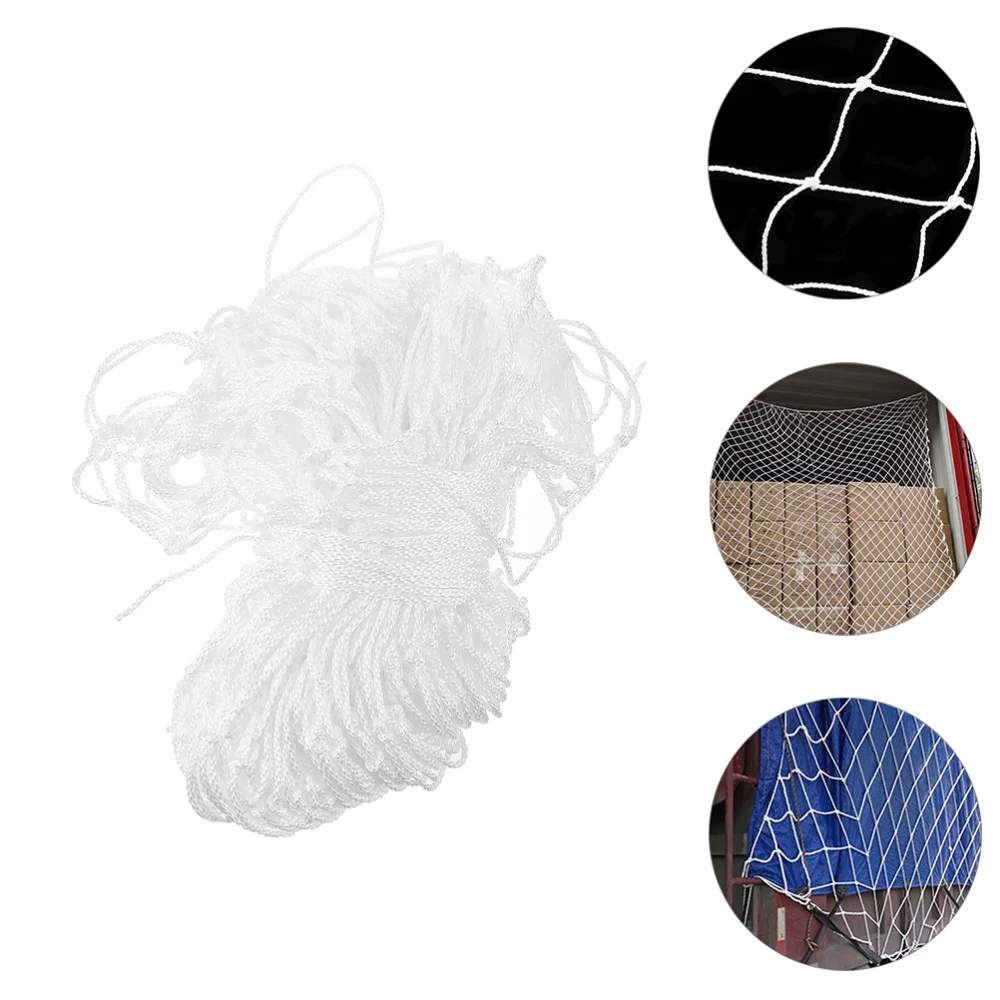 

1pc Cargo Net Truck Trailer Mesh Cover Luggage Net Protective Screening (White)