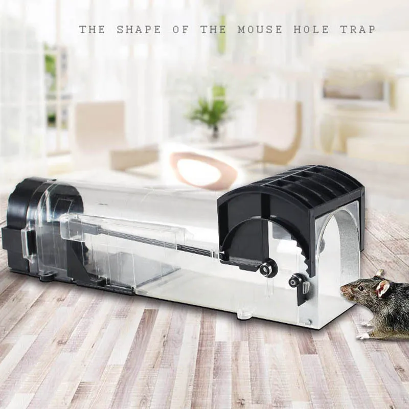 

Smart Humane Live Mouse Trap No Kill Animal Pet Control Cage Reusable Mice Rodent Catcher Automatic Lock Mousetrap Rat Traps