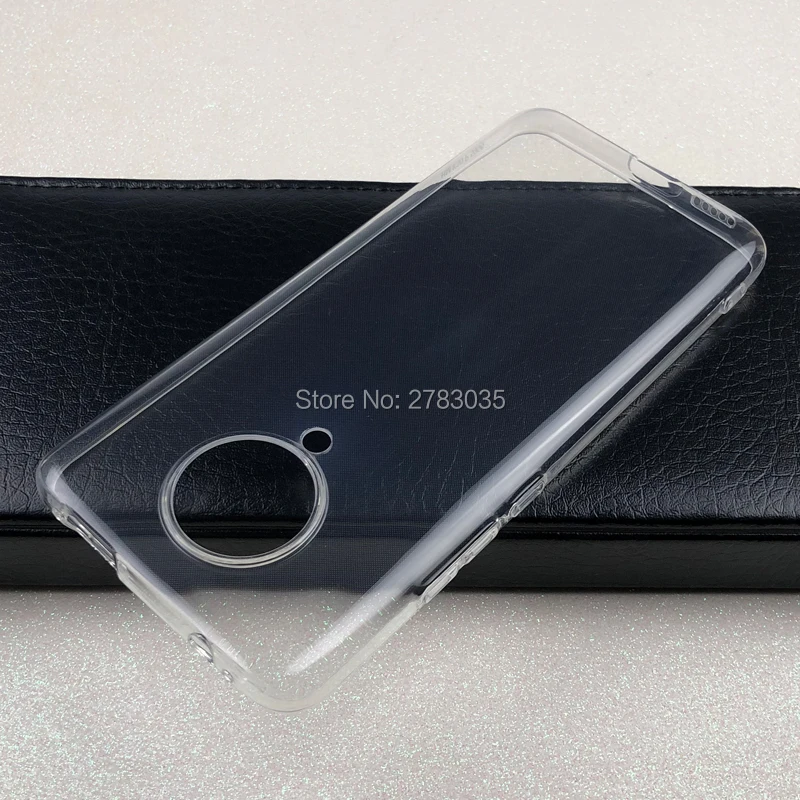 Для Xiaomi Poco F2 Pro Redmi K30 Zoom Slim прозрачный мягкий ТПУ чехол для задней панели защитный