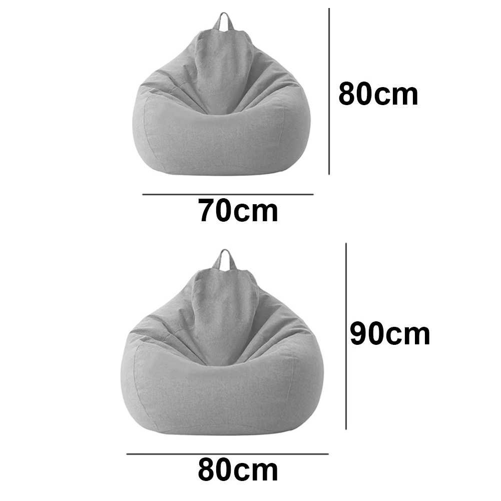 Взрослых детей большой мешок бобы стул диван крышка Крытый ленивый шезлонг без