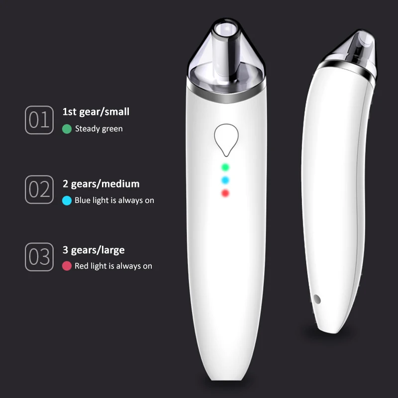 Угрей скребок для кожи лица ультразвуковой скруббер вакуумный Очиститель пор