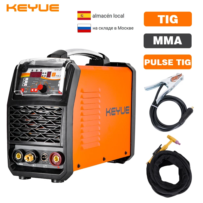 KEYUE TIG 200P Портативный однофазный 220V Инвертор постоянного тока импульсный IGBT
