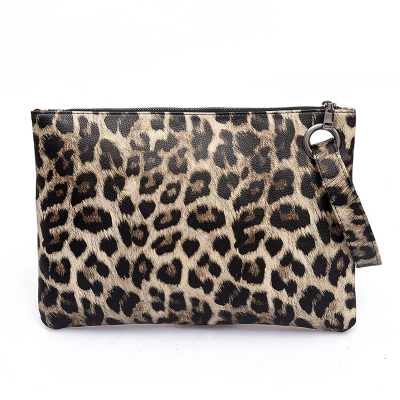 Bokinslon Clutch Bag Fashion Women 2020 Leopard Print Temperament Retro Casual Female | Багаж и сумки