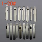 1-20 #01 #02 #03 #04 #5 #7 #8 #11 #15 #19 #20 # лезвие ключа Автомобильный ключ эмбрион замена головки ключа