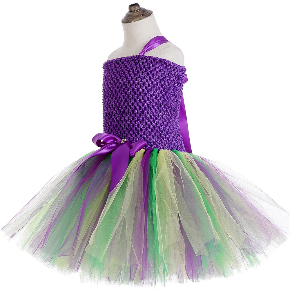 Little Mermaid Tutu Dress Under The Sea Birthday Theme Party for Kids Girl Holiday Carnival Halloween Princess Costume | Детская одежда