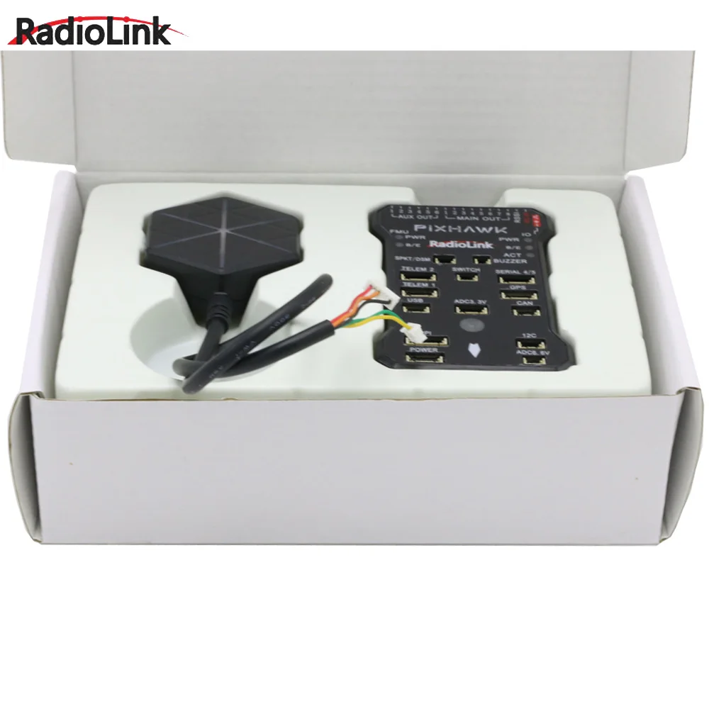 

Radiolink Pixhawk PIX APM Flight Controller With M8N GPS Buzzer 4G SD Card Telemetry Module For RC FPV Drone Quadrocopter Toys