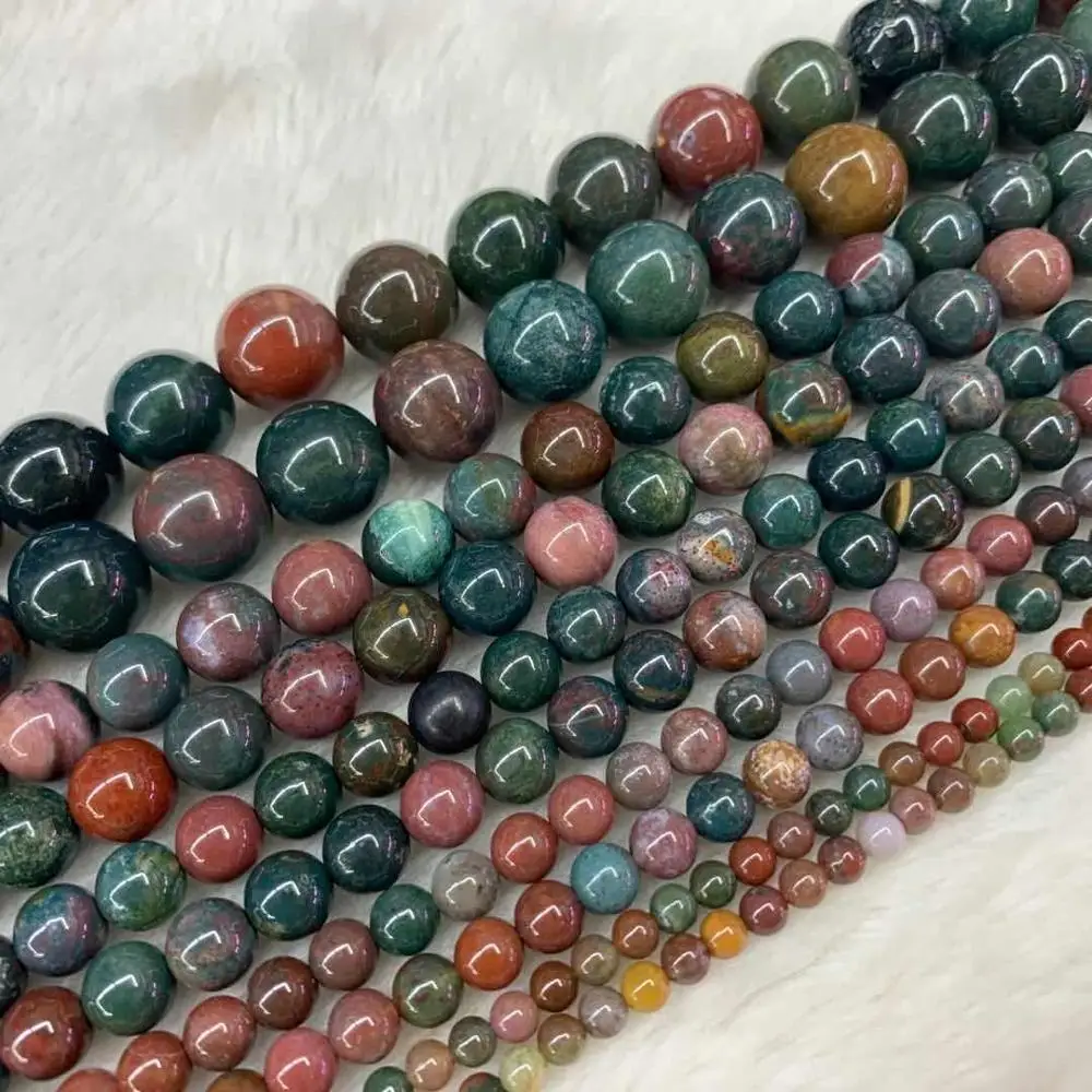 _ Бусины из гелиотропа бусины натурального камня незакрепленные для