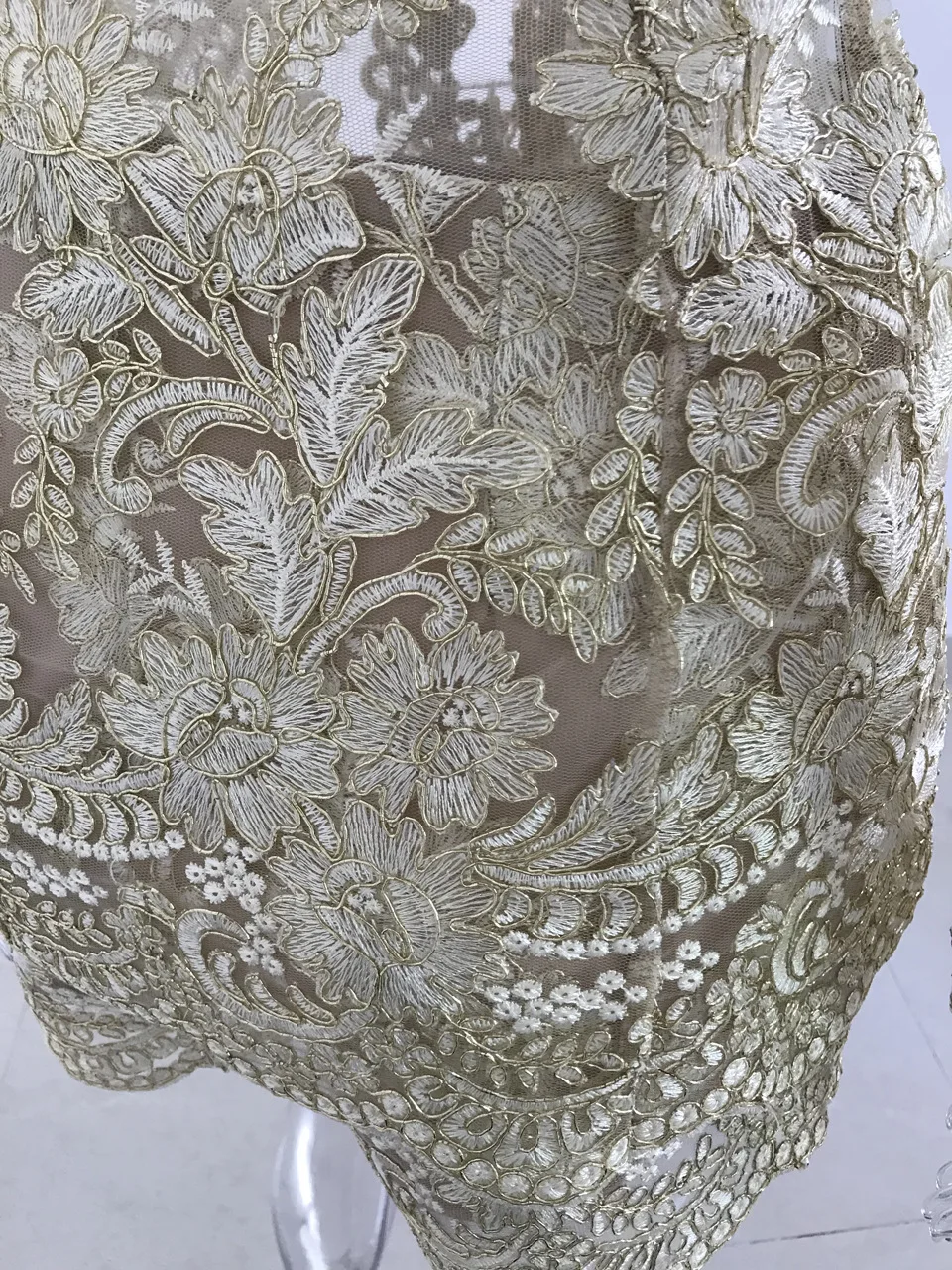 Новый женский комплект 2 шт. Элегантный Прозрачный сетчатый цветочный кружевной