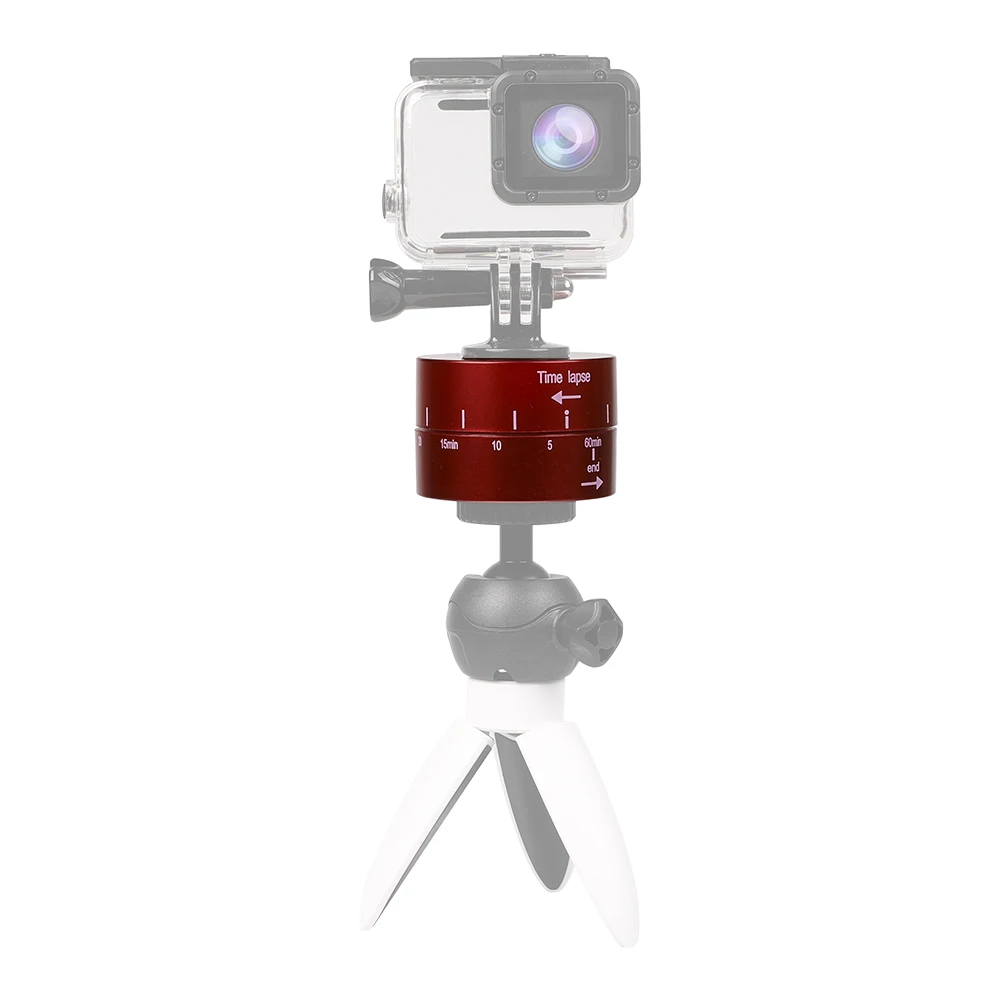 Аксессуары для камеры Go Pro Аксессуары 360 градусов вращение 60 мин. автоматический таймер для панорамной замедленной для GoProHero7/6/5/4/3/2/1 смартфонов Iphone7 X Redmi7